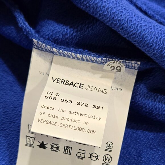 Versace Jeans Logo-Embroidered Zip-Up Hoodie - Picture 13 of 13
